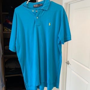 Mens Teal polo